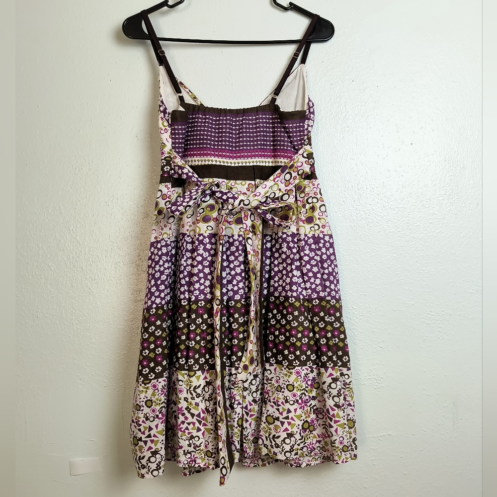 Necessary Objects Sundress Small Patchwork Floral… - image 5
